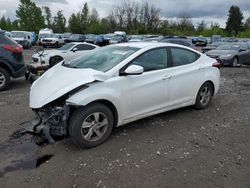 Salvage cars for sale at Portland, OR auction: 2014 Hyundai Elantra SE