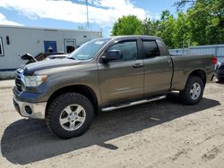 Salvage cars for sale at Lyman, ME auction: 2011 Toyota Tundra Double Cab SR5