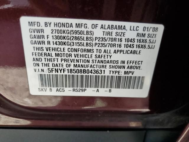 2008 Honda Pilot EXL