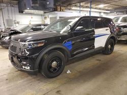 Salvage cars for sale from Copart Wheeling, IL: 2020 Ford Explorer Police Interceptor