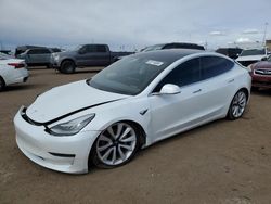 Salvage cars for sale from Copart Brighton, CO: 2020 Tesla Model 3