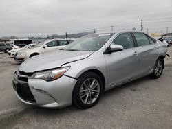 Salvage cars for sale at Sun Valley, CA auction: 2015 Toyota Camry LE