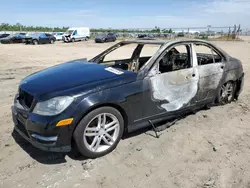 Salvage cars for sale at Fresno, CA auction: 2014 Mercedes-Benz C 250