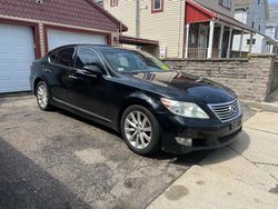 Salvage cars for sale at North Billerica, MA auction: 2011 Lexus LS 460