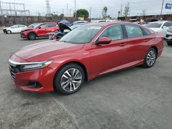 Salvage cars for sale at Wilmington, CA auction: 2021 Honda Accord Hybrid EX