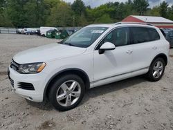Salvage cars for sale at Mendon, MA auction: 2013 Volkswagen Touareg V6 TDI