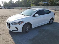 Vehiculos salvage en venta de Copart Savannah, GA: 2017 Hyundai Elantra SE