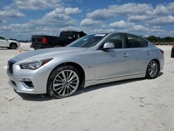 Salvage cars for sale from Copart Arcadia, FL: 2020 Infiniti Q50 Pure