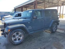 Salvage cars for sale at Riverview, FL auction: 2018 Jeep Wrangler Unlimited Sahara
