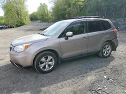 Salvage cars for sale from Copart Marlboro, NY: 2015 Subaru Forester 2.5I Premium