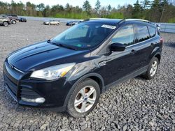 Salvage cars for sale at Windham, ME auction: 2015 Ford Escape SE