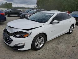 Chevrolet salvage cars for sale: 2021 Chevrolet Malibu LS