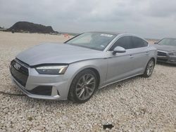 Salvage cars for sale from Copart New Braunfels, TX: 2022 Audi A5 Premium Plus 40