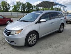 2015 Honda Odyssey EXL en venta en Spartanburg, SC