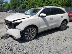 Acura mdx Vehiculos salvage en venta: 2015 Acura MDX Technology