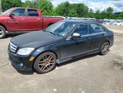 Salvage cars for sale at Marlboro, NY auction: 2009 Mercedes-Benz C 300 4matic
