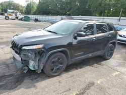 Jeep salvage cars for sale: 2017 Jeep Cherokee Sport