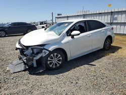 Salvage cars for sale at Sacramento, CA auction: 2021 Toyota Corolla LE