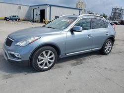 Salvage cars for sale at New Orleans, LA auction: 2017 Infiniti QX50