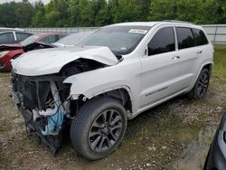 Salvage cars for sale at Houston, TX auction: 2018 Jeep Grand Cherokee Overland