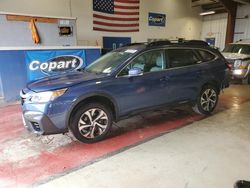 Salvage cars for sale at Angola, NY auction: 2020 Subaru Outback Limited