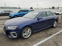 Salvage cars for sale at Van Nuys, CA auction: 2020 Audi A4 Premium