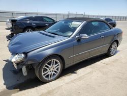 Salvage cars for sale at Fresno, CA auction: 2009 Mercedes-Benz CLK 350