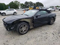 Salvage cars for sale at Loganville, GA auction: 2017 Ford Mustang