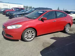 Salvage cars for sale at Rancho Cucamonga, CA auction: 2013 Dodge Dart Limited