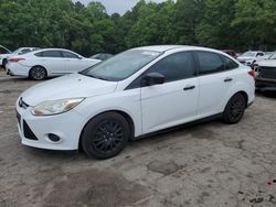Salvage cars for sale from Copart Austell, GA: 2013 Ford Focus S