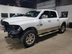 Salvage trucks for sale at Blaine, MN auction: 2016 Dodge RAM 1500 Longhorn