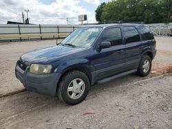 Ford Escape XLS salvage cars for sale: 2003 Ford Escape XLS