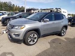 Salvage cars for sale at Eldridge, IA auction: 2021 Jeep Compass Limited