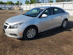 Salvage cars for sale at Bowmanville, ON auction: 2011 Chevrolet Cruze LT