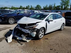 Chevrolet Cruze Premier salvage cars for sale: 2016 Chevrolet Cruze Premier