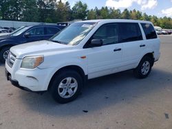 Salvage cars for sale at auction: 2007 Honda Pilot LX