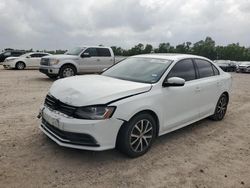 Salvage cars for sale at Houston, TX auction: 2017 Volkswagen Jetta SE