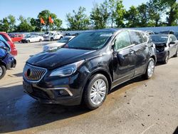 Salvage cars for sale at Bridgeton, MO auction: 2018 Buick Envision Preferred