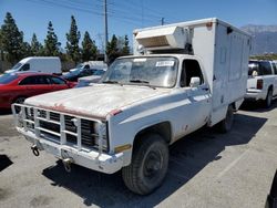 Salvage trucks for sale at Rancho Cucamonga, CA auction: 1984 Chevrolet D30 Military Postal Unit