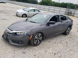 Salvage cars for sale from Copart San Antonio, TX: 2017 Honda Civic EX