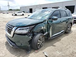 Salvage cars for sale at Jacksonville, FL auction: 2023 Nissan Pathfinder Platinum
