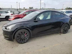 Vehiculos salvage en venta de Copart Los Angeles, CA: 2022 Tesla Model Y
