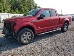 Salvage trucks for sale at Riverview, FL auction: 2017 Ford F150 Super Cab