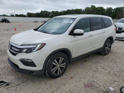 Salvage cars for sale at New Braunfels, TX auction: 2017 Honda Pilot EXL