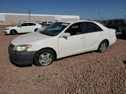 Toyota Camry salvage cars for sale: 2002 Toyota Camry LE