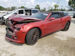 Salvage cars for sale at Riverview, FL auction: 2015 Chevrolet Camaro LT