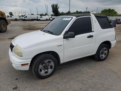 Vehiculos salvage en venta de Copart Miami, FL: 2002 Suzuki Vitara JLS