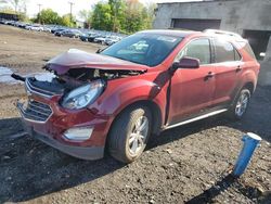 Salvage cars for sale at New Britain, CT auction: 2017 Chevrolet Equinox LT