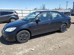 Salvage cars for sale from Copart Appleton, WI: 2005 Honda Civic LX