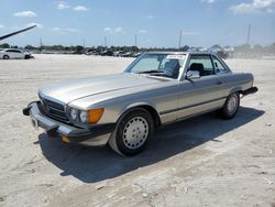 Salvage cars for sale from Copart West Palm Beach, FL: 1987 Mercedes-Benz 560 SL